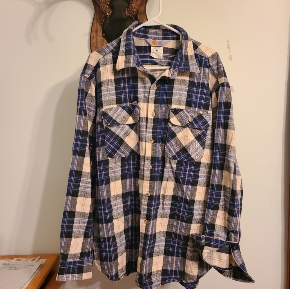 COPY - Carhartt Mens 2XL Flannel Button Sh…